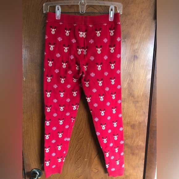 Women’s Sweater Project Reindeer Warm Winter Leggings - Picture 2 of 3
